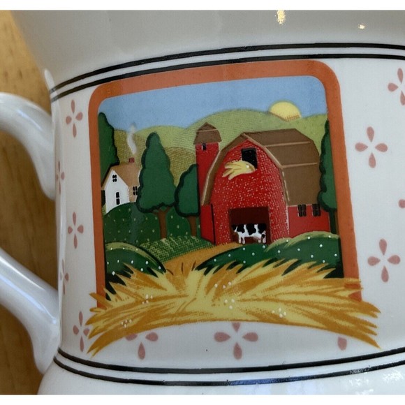 Vandor Country Farmhouse Mug Vintage 1981 Collectible Pelzman Designs. - Picture 5 of 6